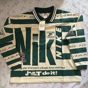 Nike x Cactus Plant Flea Market Classic Polo Shirt Cream Green